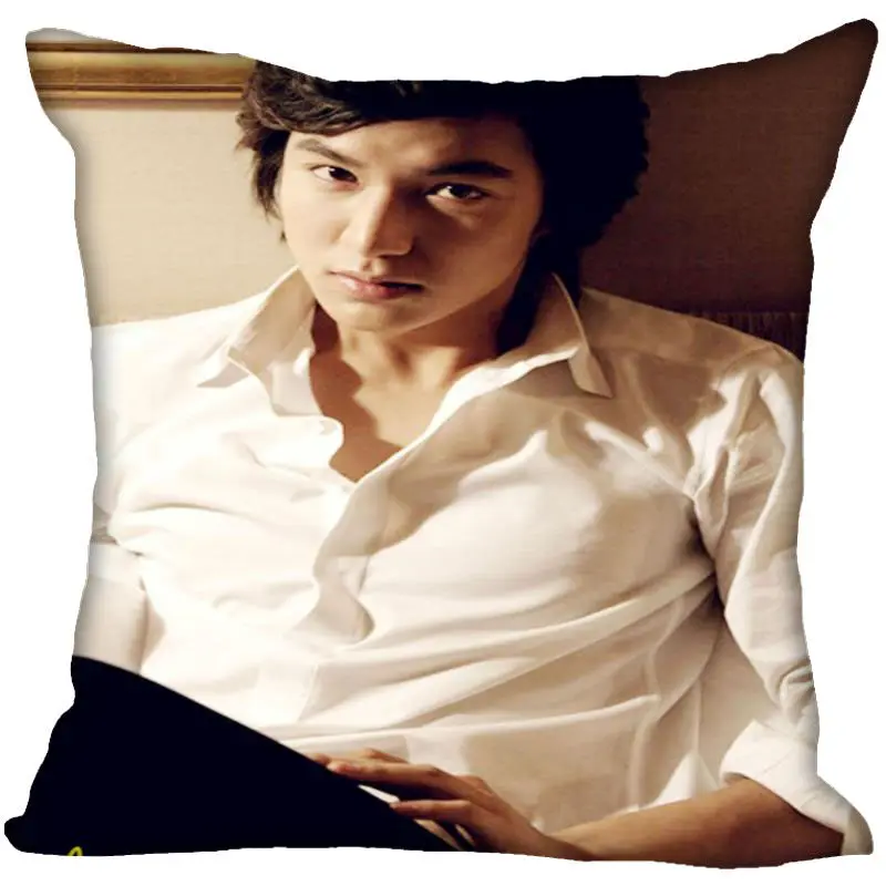 Новое поступление Lee Min ho наволочка для спальни для дома или офиса, декоративные наволочки квадратная Подушка на молнии Наволочки мягкие атласные не выцветают - Цвет: 5