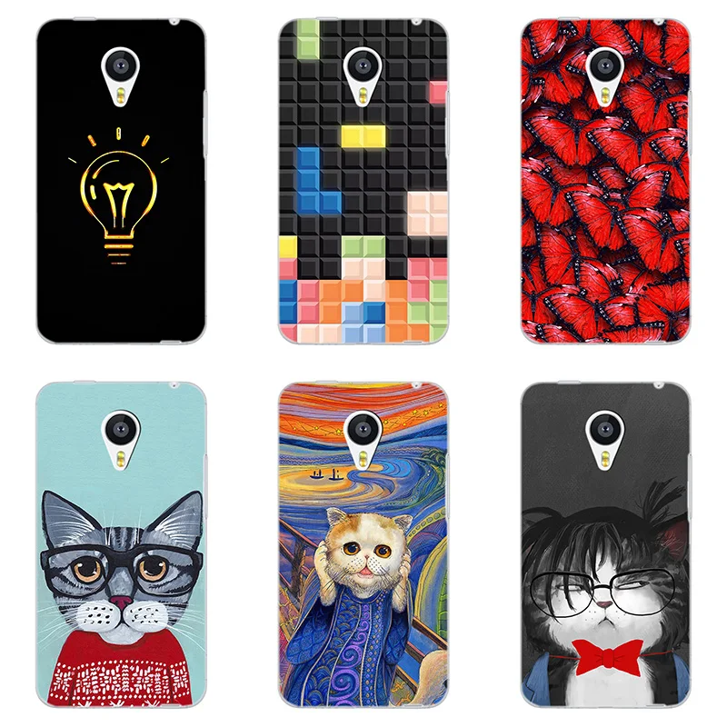 Для Meizu M2 Note чехол твердый пластиковый на заднюю панель Чехлы для покраска