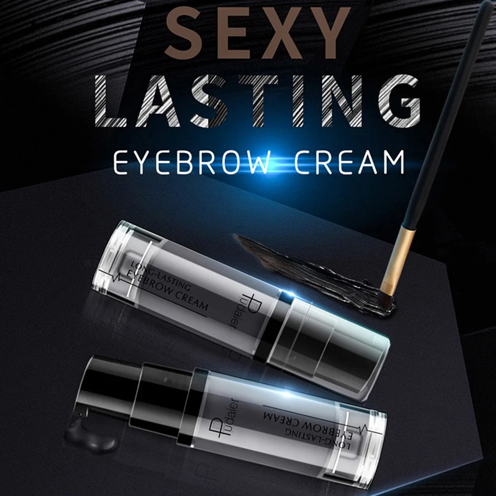 Pudaier Марка бровей оттенок косметики естественный длительный Краски Enhancer