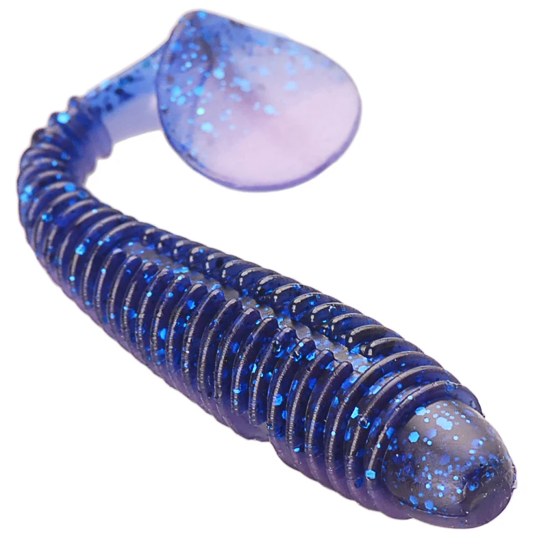 Мягкая плавающая приманка 5 шт. 120 мм 12 г для рыбной ловли Т-образный хвост