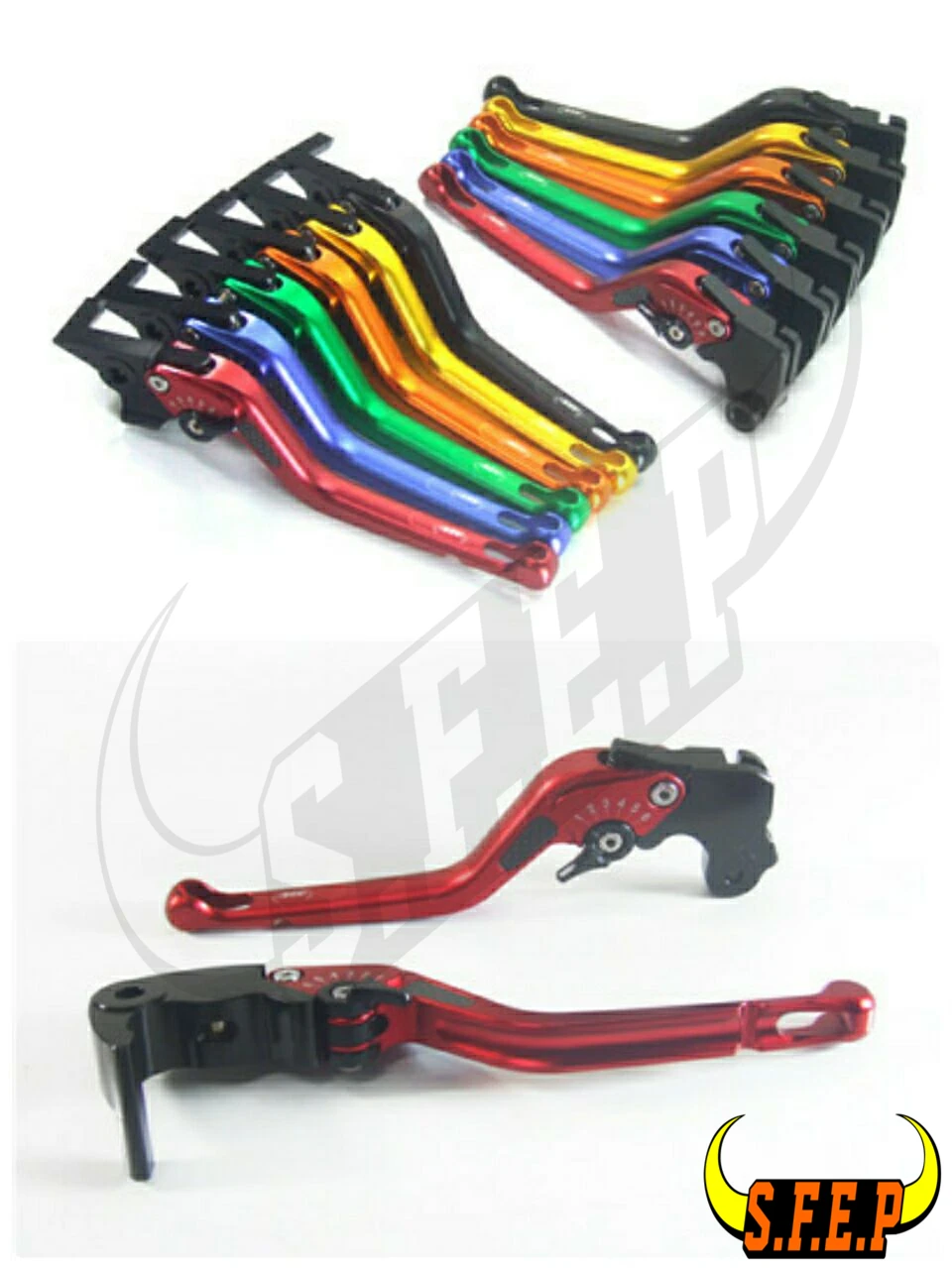 

3D Long CNC Adjustable Motorcycle Brake and Clutch Levers with Carbon Fiber Inlay For MOTO GUZZI V85 2018