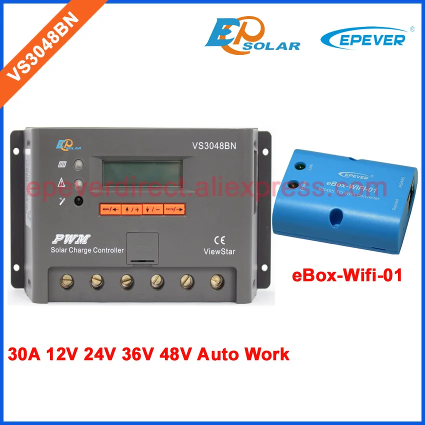 48v PWM EPSolar батарея зарядный регулятор солнечная панель системы использовать VS3048BN