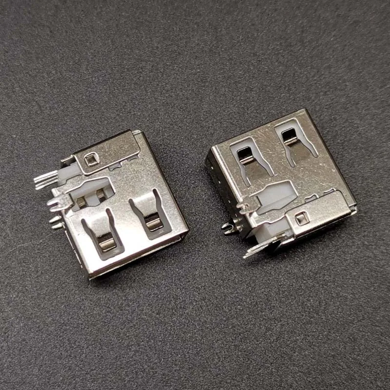 10 шт. USB2.0 AF опускающаяся боковая вставка с коротким корпусом 14 0 90 Степень