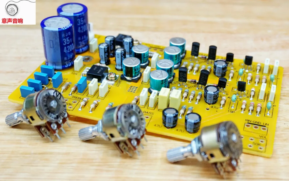 Assembeld полностью разделяющая Hi Fi тональная плата для предварительного усилителя