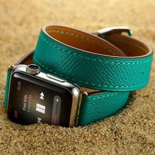 Ремешок для часов iwatch из натуральной кожи 38 мм 40 42 44 apple watch 2 3 1 4 высокое