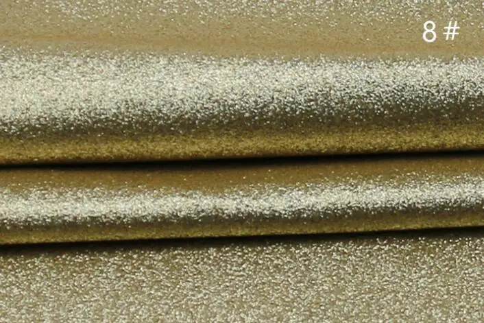 ZENGIA 50x138 см блестящая ткань для платьев, искусственная кожа, синтетическая кожа, блестящая искусственная кожа ткань для сумок/одежды/бантов - Цвет: 8