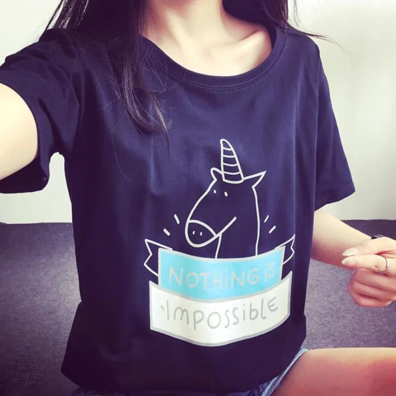 Новинка 2017 года летняя одежда в японском стиле Харадзюку футболка с коротким