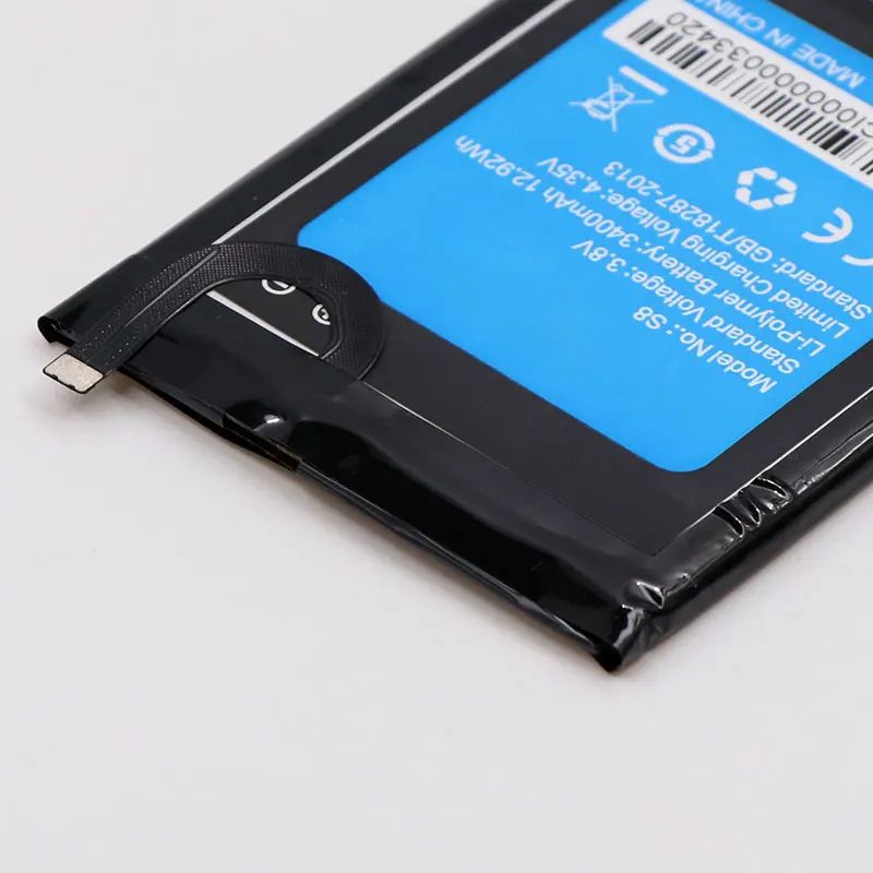 JRZ для Homtom S8 батарея телефона 3400mAh Высокая емкость 3 8 V Высокое качество Замена