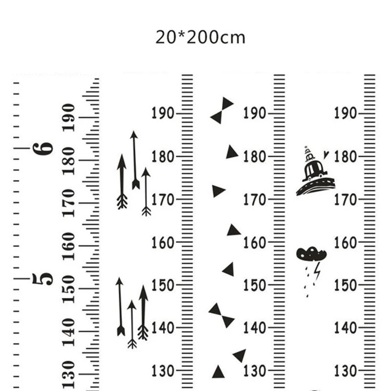 Инс стиль ребенка Дети Рост линейка рост размер диаграмма измеряемая настенный