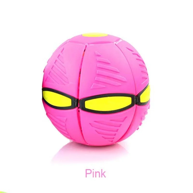 Pink 4 типа открытый сад пляжная игра бросать диск мяч игрушка цвет случайным образом Необычные мягкие Новинка Летающий НЛО плоский бросать диск мяч игрушка малыш - Цвет: Pink
