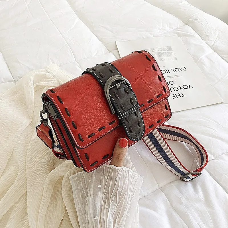 19CM 8CM 13CM Модные сумки с клапаном для женщин роскошные сумки женские сумки дизайнерские женские сумки брендовые контрастные сумки через плечо - Цвет: 19CM 8CM 13CM