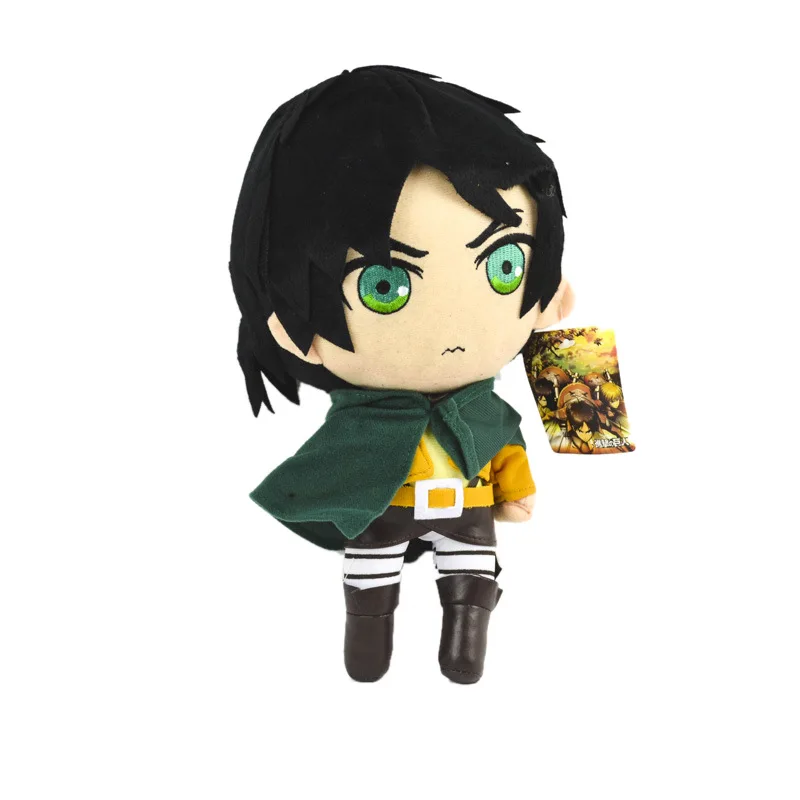 30 см аниме атака на Титанов плюшевые Shingeki No Kyojin Levi Rivaille фигурка Плюшевая Кукла