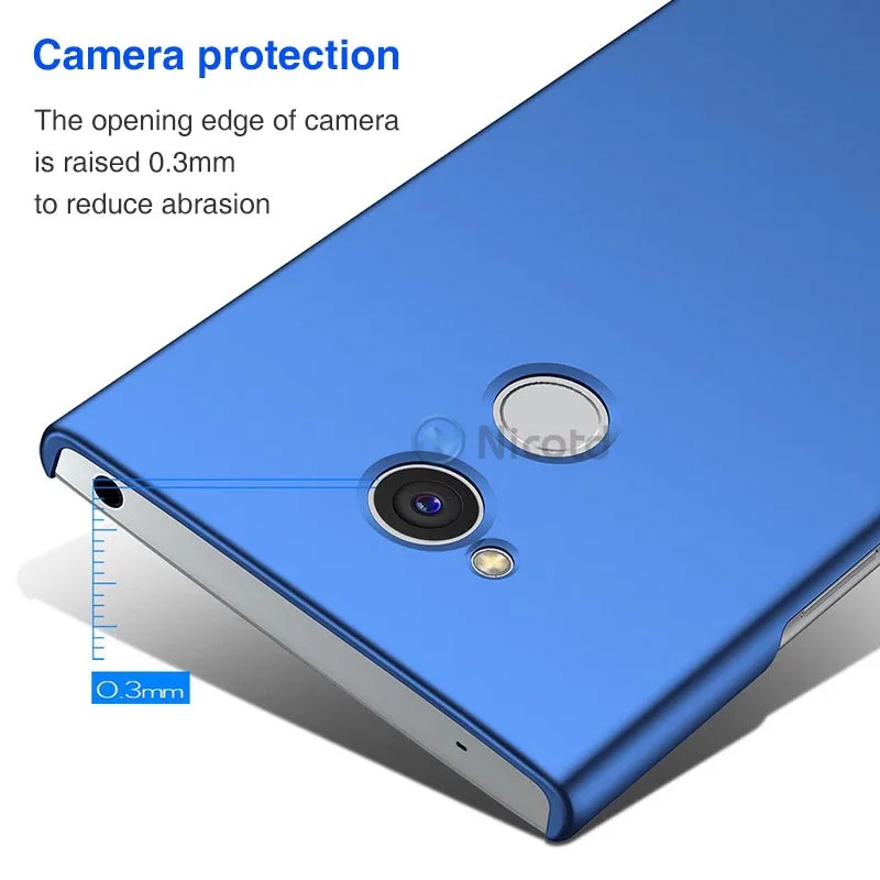 Ультратонкий матовый чехол для sony Xperia L2 L 2, 5,5 дюйма, Жесткие ПК-чехлы для sony Xperia L3, чехол L1, 1 L, чехол-накладка