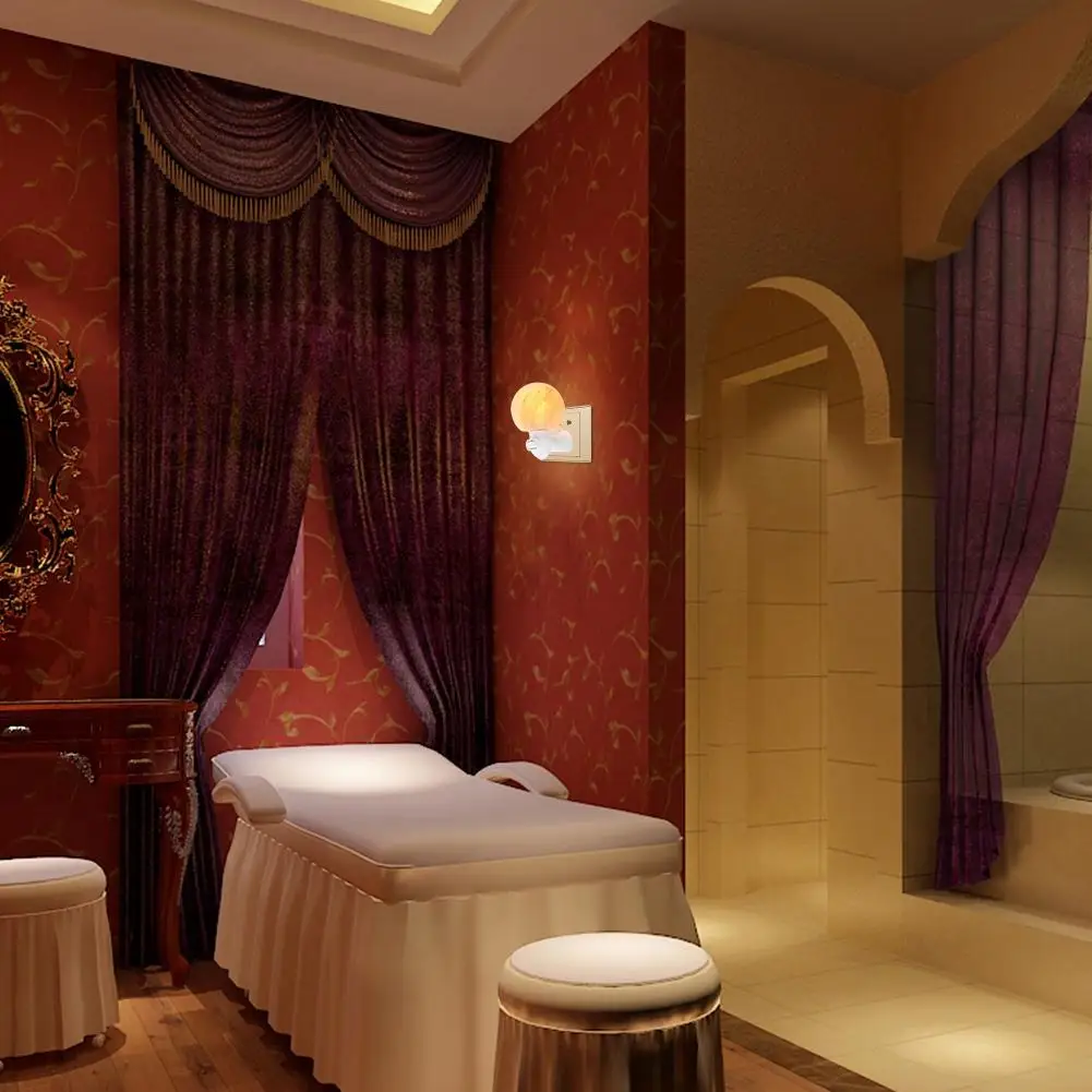 15 Вт мини соляная лампа ручной работы натуральная Гималайская Хрустальная