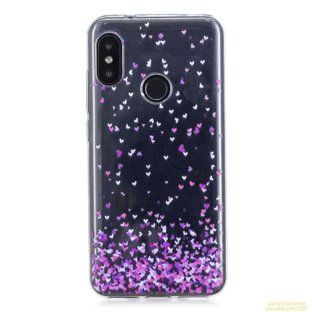 Чехол для Xiaomi A2 Lite Мягкий ТПУ чехол с милым мультипликационным принтом