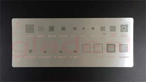 BGA трафарет Наборы комплект микросхема Трафарет для пайки Xiaomi WTR1625 APQ8064 и т.