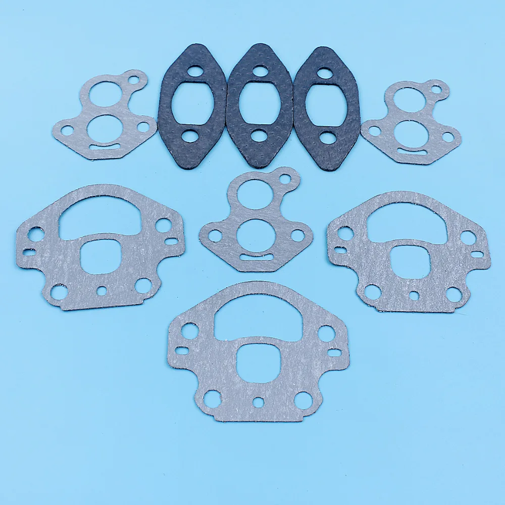 

3x Carburetor Inlet Exhaust Intake Gasket Set For McCULLOCH CS340 CS380 CS 340 CS 380 Chainsaw Replacement Spare Parts