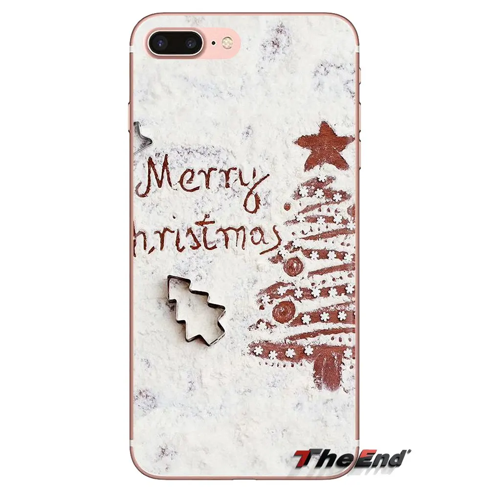 Мягкие чехлы для HTC One U11 U12 X9 M7 M8 A9 M10 E9 Plus Desire 630 530 626 628 816 820 830 Счастливого Рождества