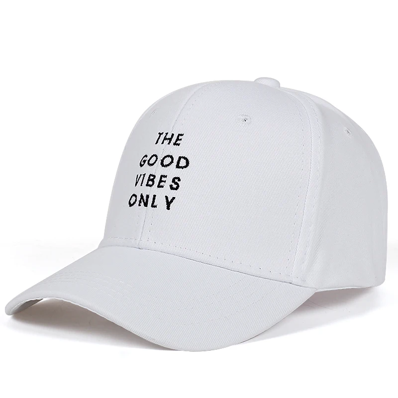 Новинка 2018 бейсболка с надписью GOOD VIBES ONLY Dad для мужчин и женщин хлопковая