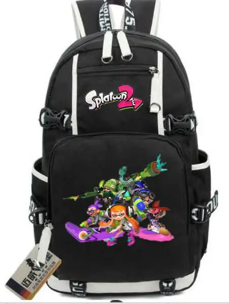 Аниме косплэй игры Splatoon 2 рюкзак для женщин школьная книга студент сумка дорожные сумки Splatoon рюкзаки для девочек подростков - Цвет: 8