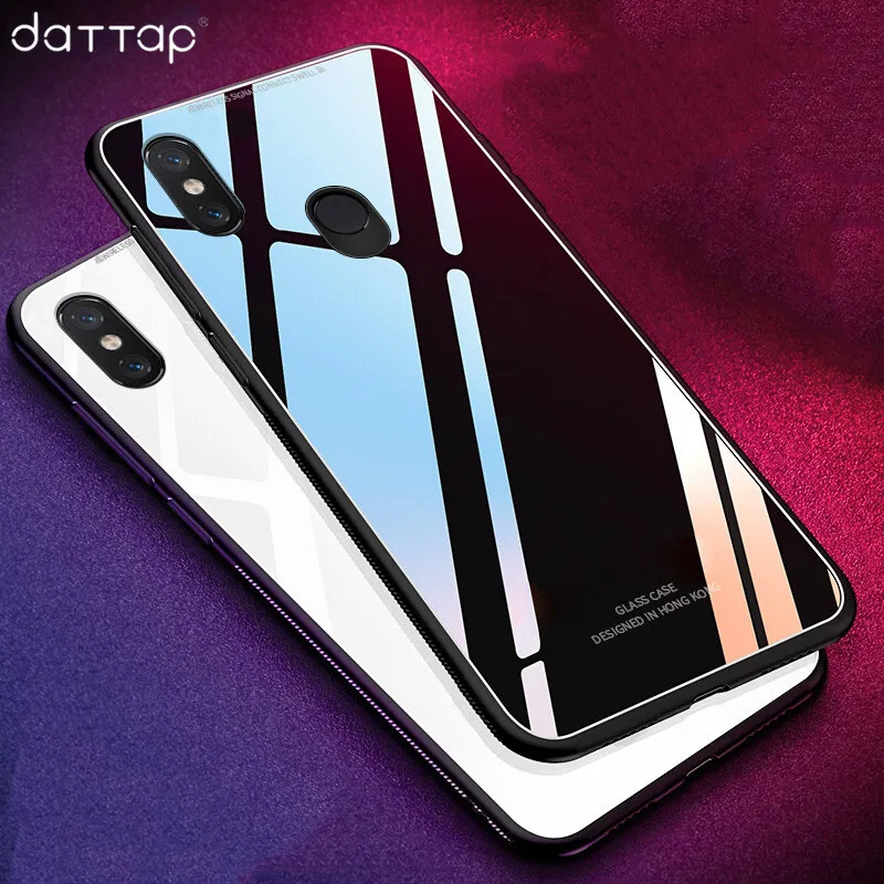 Стеклянный чехол s для OPPO Realme 3 из глянцевого закаленного стекла силиконовая