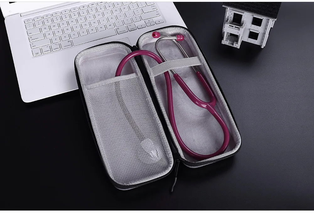 Хит стетоскоп EVA Жесткая Сумка для Переноски Чехол чехол для 3 м Littmann Classic III/Melo III MDF/АЦП/Omron и другие аксессуары