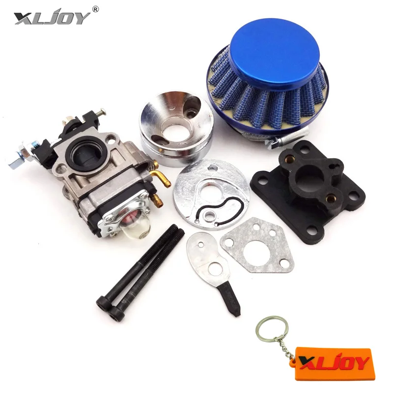 Карбюратор XJOY Blue Racing карбюратор для воздушного фильтра комплект 2 тактов 47cc 49cc Mini