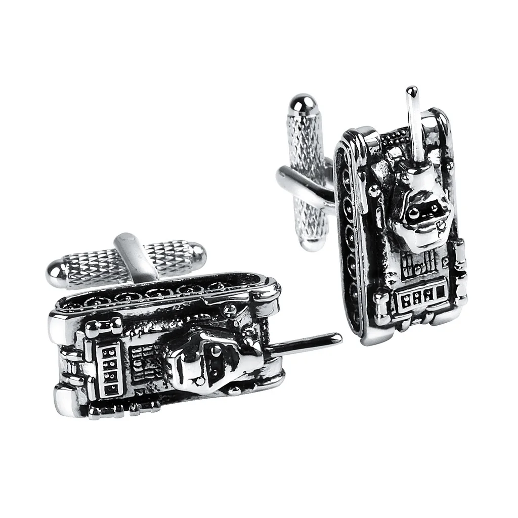 Латунные мужские запонки уникальные в форме банки ювелирные изделия|f cufflinks|mens