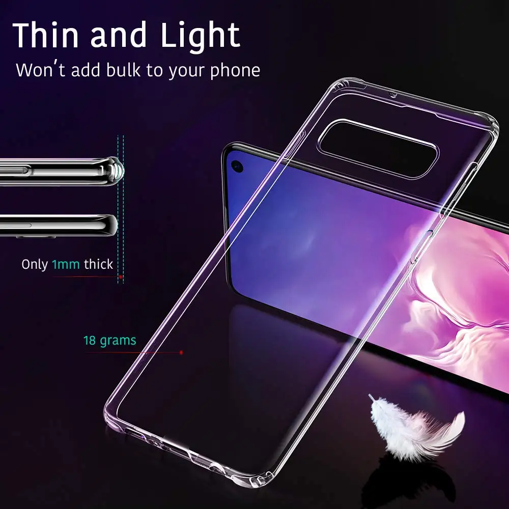 Прозрачный мягкий чехол для Samsung Galaxy A10 A30 A40 A50 A70 M10 M20 S8 S9 J8 S10 e A6 A8 J4 J6 Plus A9 A7 2018 Grand Core