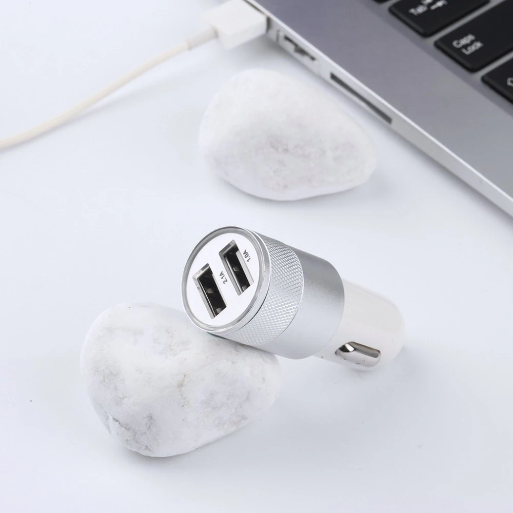 Автомобильное зарядное устройство с двумя USB портами для LeEco Le 2 Pro Max 2.1A портовое