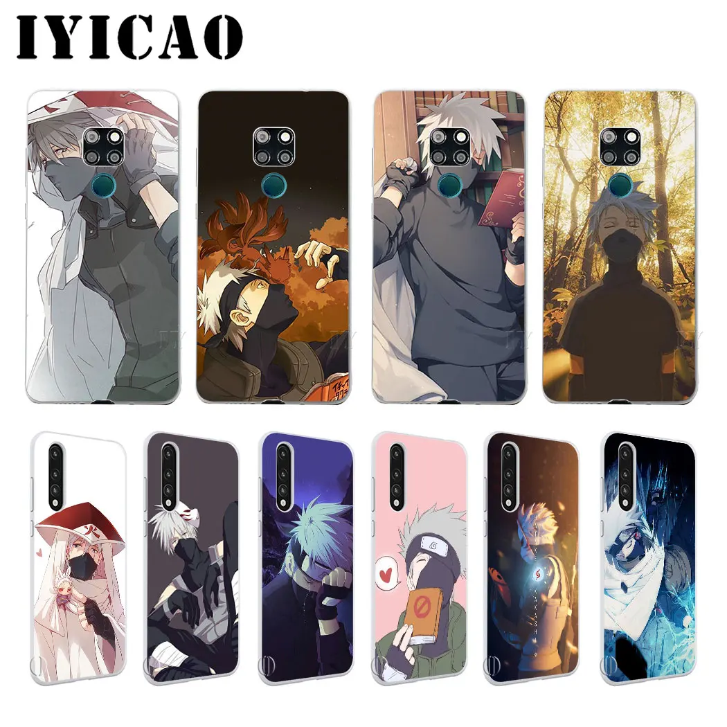 Жесткий чехол IYICAO Hokage Naruto Kakashi для Huawei Honor 6A 6C 7A 7C 7X 8 8X 9 10 20 9X Lite Pro Play Note View