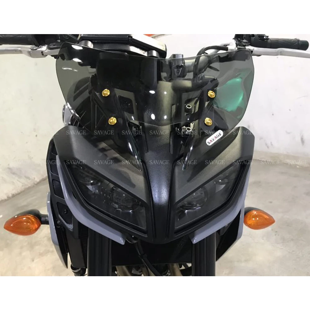 Ветровое стекло для YAMAHA MT-09/SP FZ-09 2017-2020 ветровое Pare-brise аксессуары мотоциклов