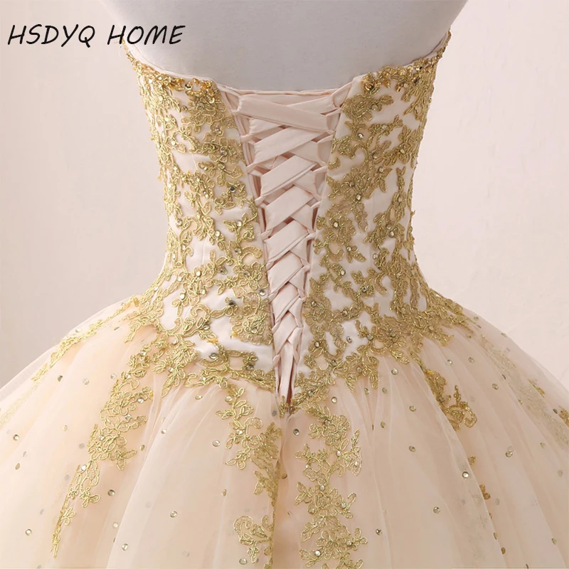Бальное платье с золотой аппликацией для 15 лет бальное милой девушки платья