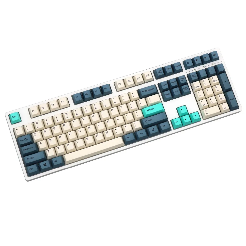 108 клавиш сублимированный pbt брелок для механической клавиатуры Cherry filco Ducky keycap Вишневый профиль продаются только брелки