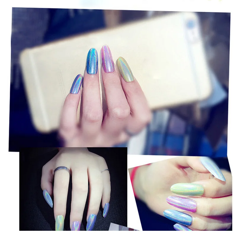 Magic Glitter Rainbow Effect Nail Art Powder Dust Pigment Colorful Decor G1 | Красота и здоровье