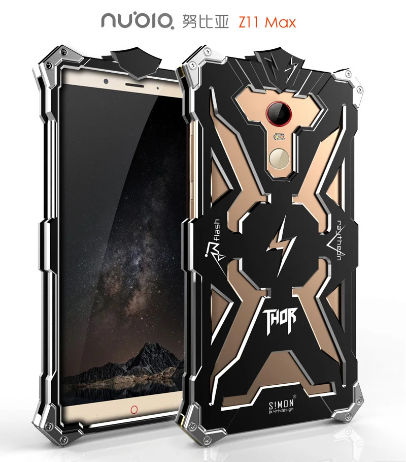Металлический алюминиевый чехол для ZTE Nubia Z11 Mini/Nubia противоударный защитный