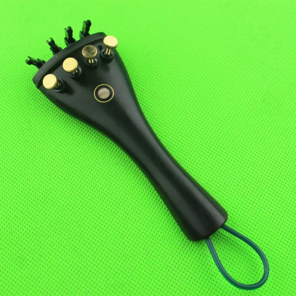 

1 шт. Ebony 4/4 скрипки, задние фиксированные тюнеры, аксессуары для скрипки