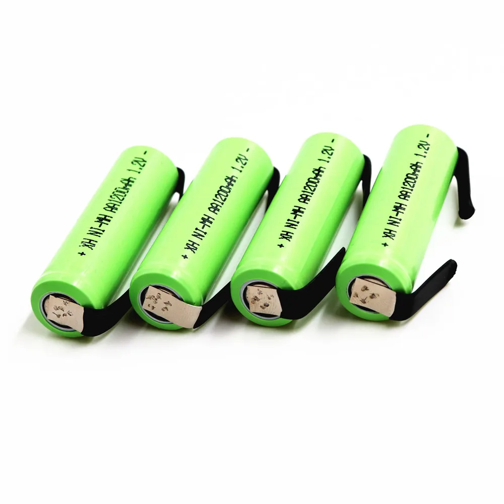 2/4/8/12 шт в партии AA Перезаряжаемые Батарея 1200mAh 1,2 V NI-MH Батарея солдаты с никелевая пластина электрическая Игла DIY Батарея