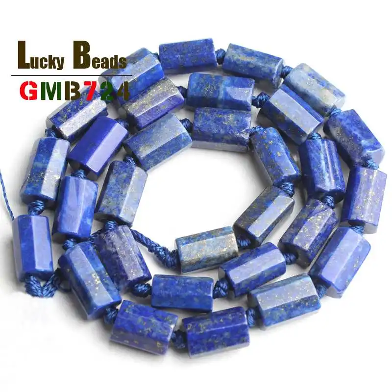 Lapis lazuli 8*11 мм натуральный Солнечный камень/Апатит/опал/цитрин камень шарик цилиндр свободные бусины для самостоятельного изготовления ювелирных изделий браслет ожерелье 15 дюймов - Цвет: Lapis lazuli