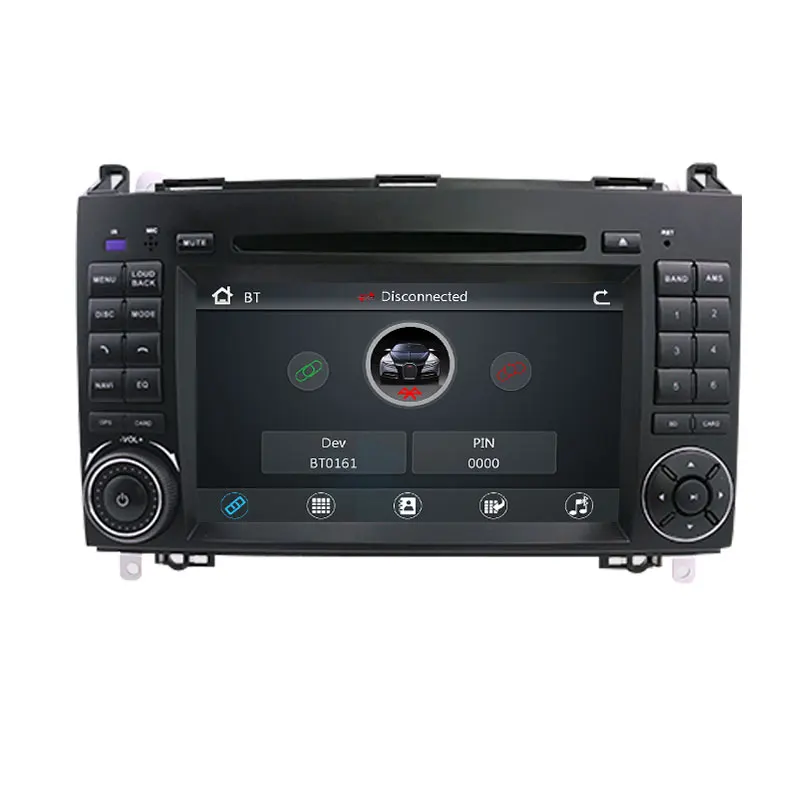 2 Din Автомобильный dvd-плеер для Mercedes Sprinter Vito W639 Viano B класс W169 W245 W209 W906 Benz B200 радио мультимедиа gps навигация