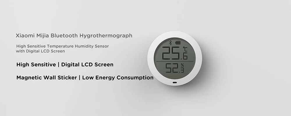 Xiaomi Mijia Bluetooth гигротермограф Высокая чувствительность ЖК-термометр гигрометр умный экран домашняя температура и влажность S