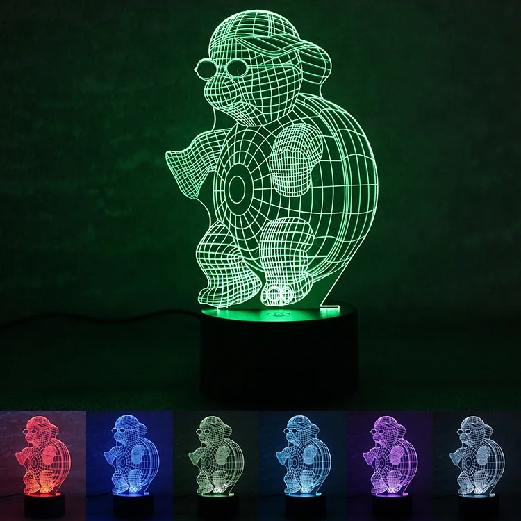 Источник от производителя оптовая продажа черепаха креативный ночник с USB