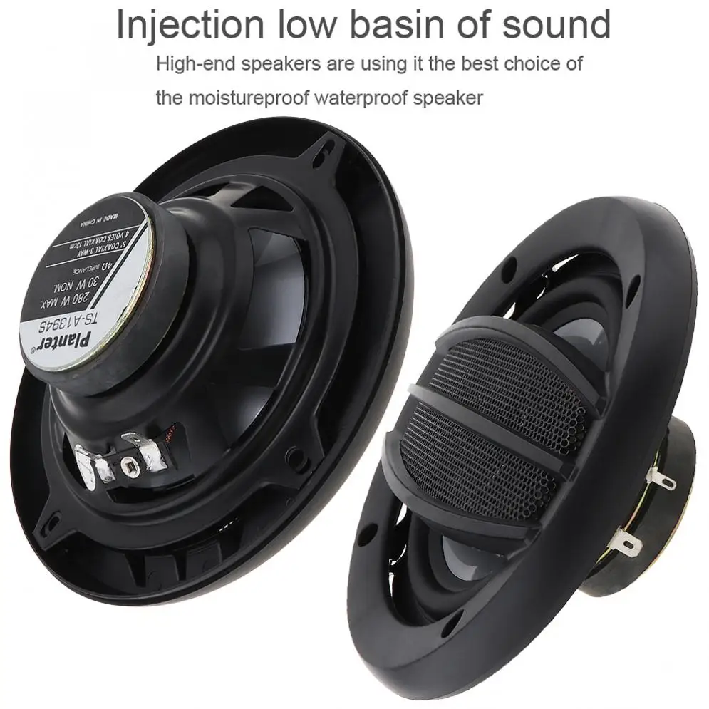 2018 лучший 5 дюймовый 280W Динамик автомобиля HiFi коаксиальный Автомобиль Мотоцикл