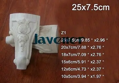 Z1 -25x7 5 см деревянная резная аппликация плотничная наклейка украшение для
