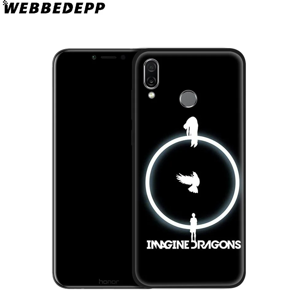 WEBBEDEPP Imagine Dragons Band мягкий чехол для Huawei P8 P9 P10 P20 P30 Lite Pro P Smart Z Plus 2019 Y6 Prime 2018 2017 Mini |