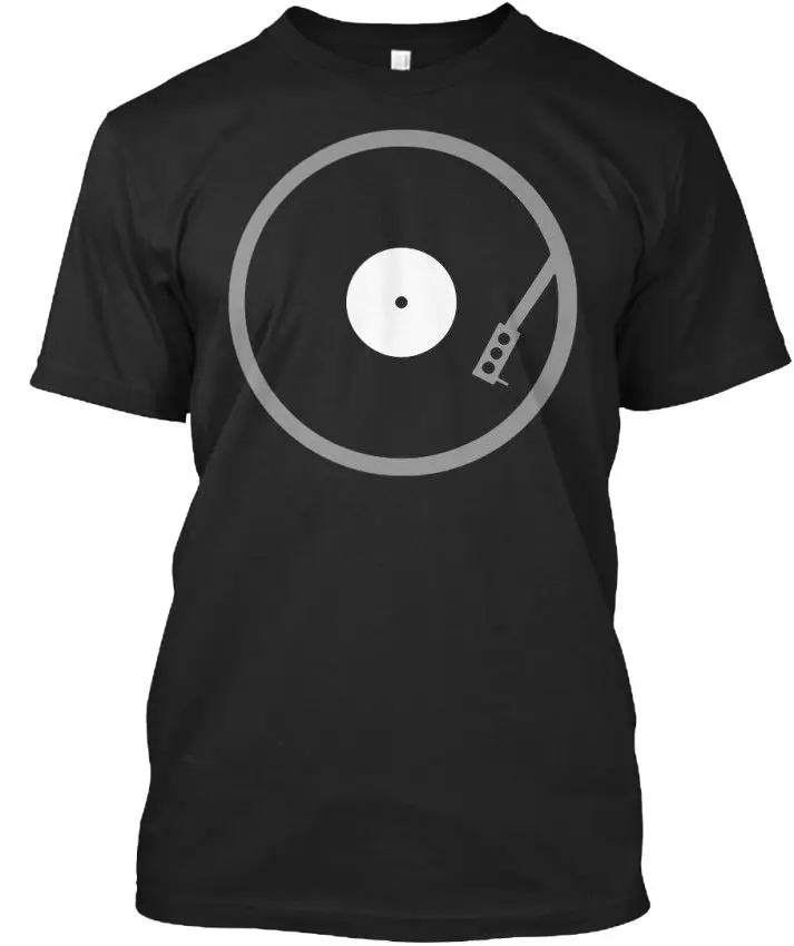 Проигрыватель для виниловых любителей Audiophile Dj стандартная футболка унисекс Harajuku