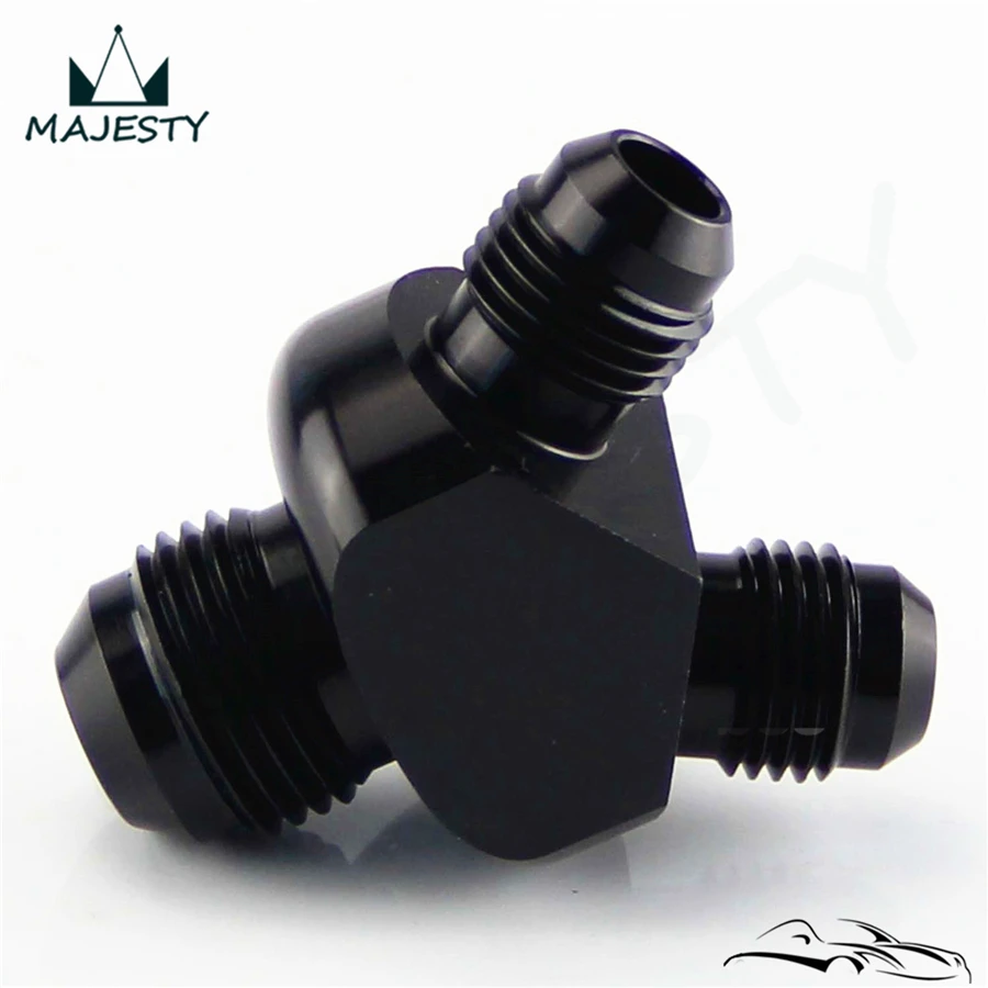 AN8*AN6*AN6 8*6*6 Y Block Y-Shape Male to Reducer Fittings Adaptor Nitrous Black | Автомобили и мотоциклы
