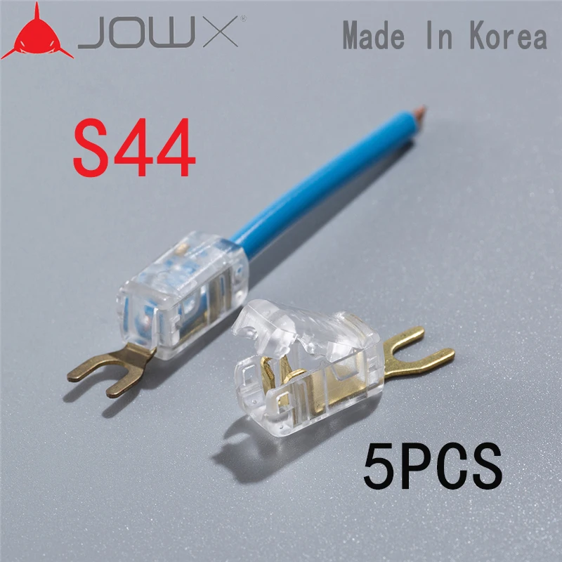S44 5 шт. 2.5мм2 14 13AWG U Spade тип клеммы быстрого соединения обжимные неразделенные