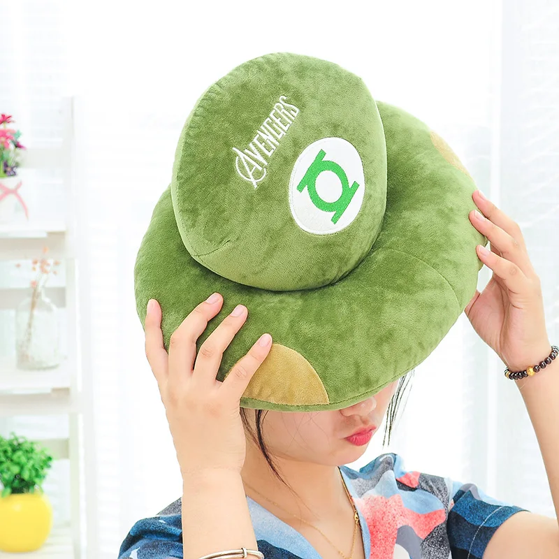 HazyBeauty мультфильм супергерой Шейная Подушка Мстители 3 офис nap подушки Сиеста артефакт Бэтмен поддержка подголовник