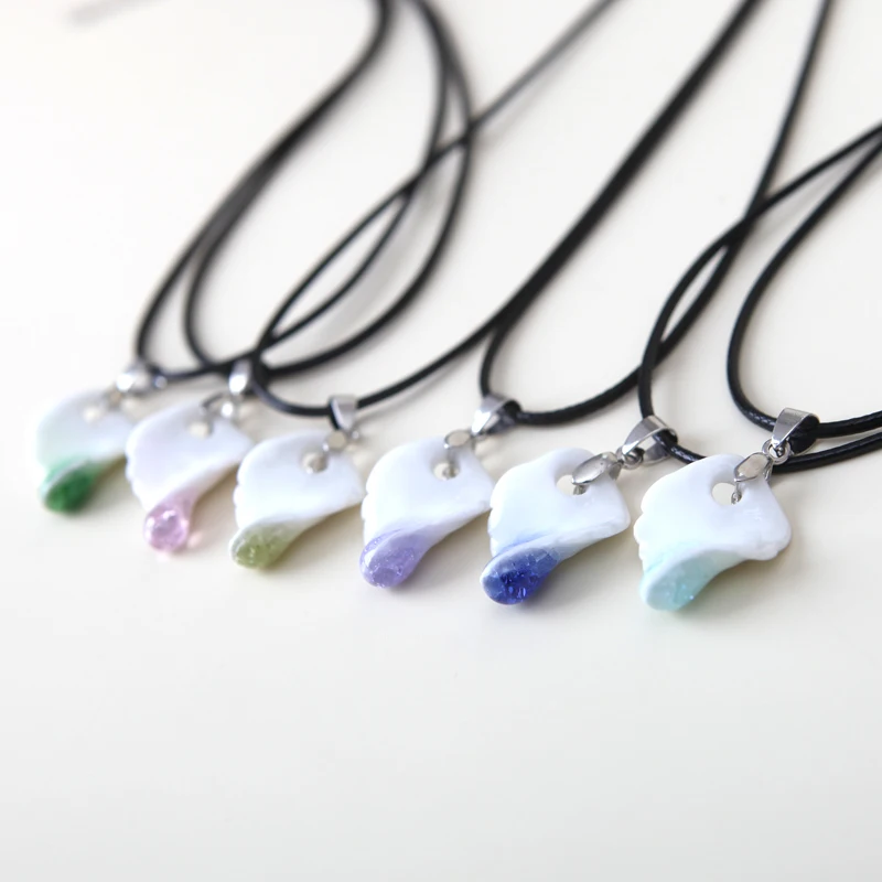 2014 шесть цветов персонализированные яркие ледяные трещины листьев ручной работы